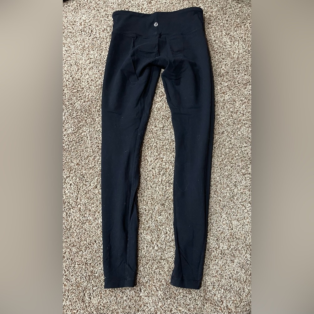 lululemon athletica black low rise leggings